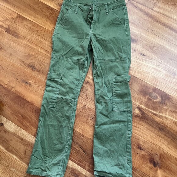 Girls asrt class green cargo jeans - Picture 1 of 3